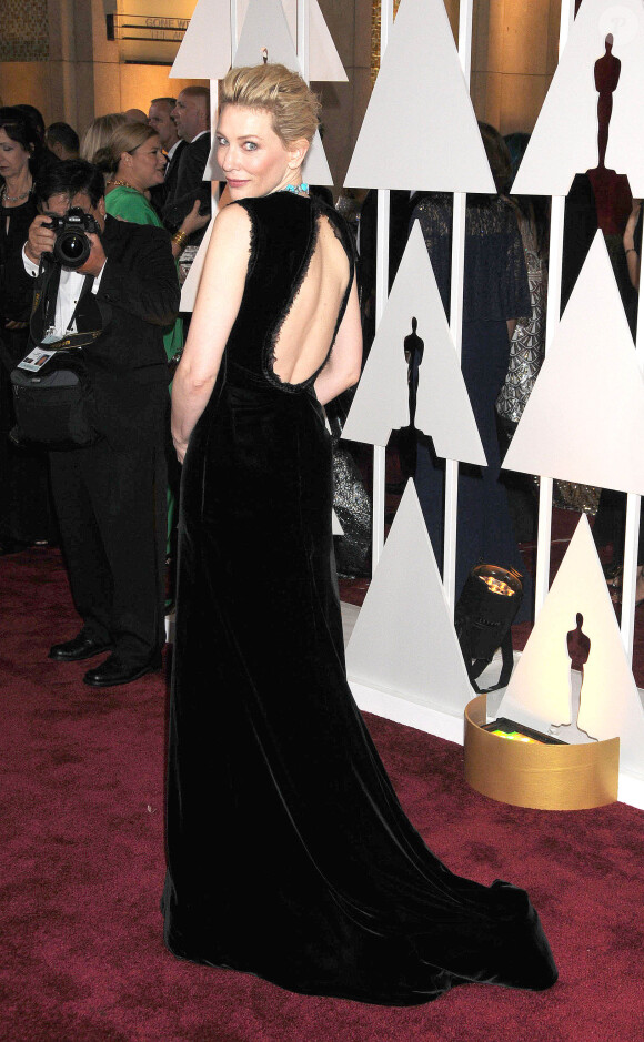 Cate Blanchett (robe Maison Margiela) - 87e cérémonie des Oscars le 22 février 2015 à Los Angeles