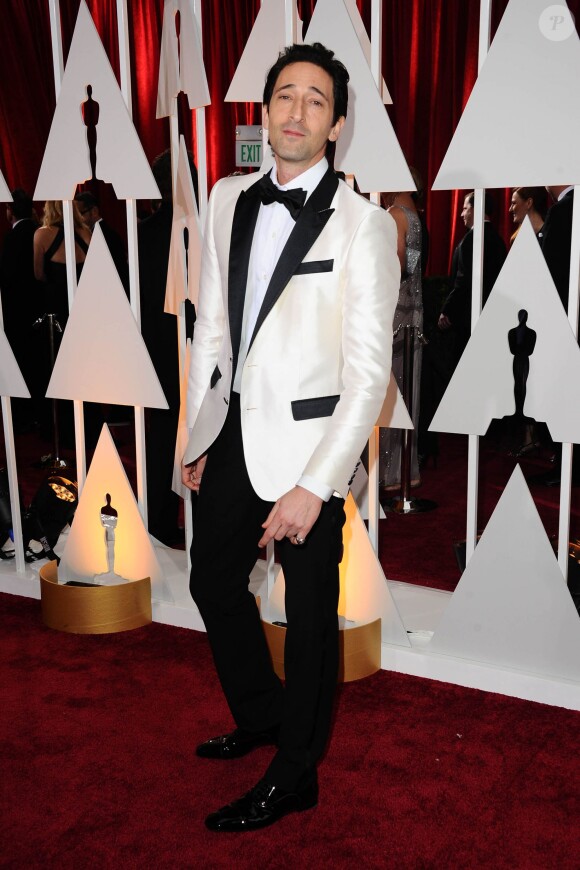 Adrien Brody - 87e cérémonie des Oscars le 22 février 2015 à Los Angeles