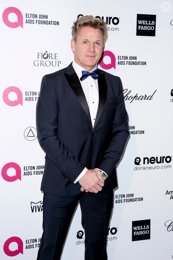 Gordon Ramsey - Soirée "Elton John AIDS Foundation Oscar Party" 2015 à West Hollywood, le 22 février 2015.