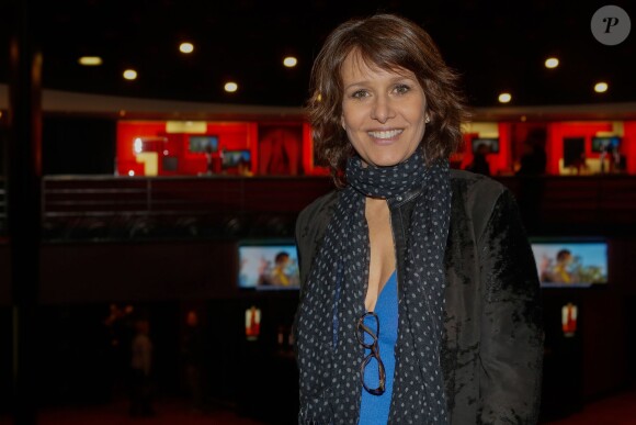 Exclusif - Carole Rousseau - Spectacle de Véronic DiCaire à l'Olympia à Paris. Le 18 février 2015