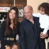 Vin Diesel, sa compagne Paloma Jimenez avec leurs enfants Hania Riley et Vincent lorsqu'il dévoile son étoile sur le Walk of Fame à Hollywood le 26 août 2013