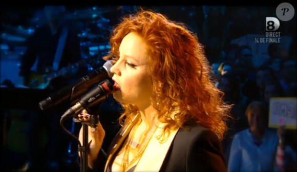 Emji dans Nouvelle Star 2015 sur D8, le jeudi 26 février 2015.