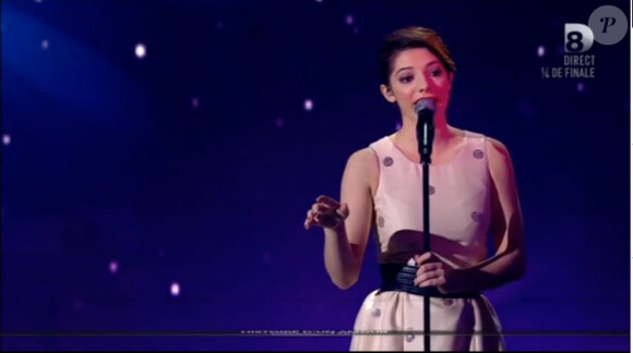 Pauline dans Nouvelle Star 2015 sur D8, le jeudi 26 février 2015.