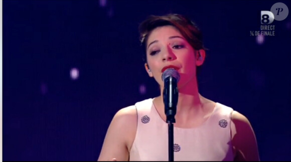 Pauline dans Nouvelle Star 2015 sur D8, le jeudi 26 février 2015.