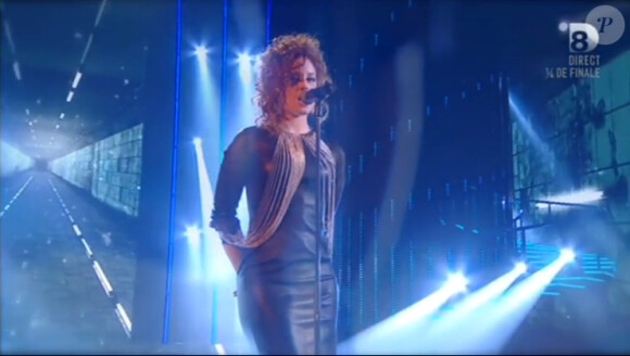 Emji dans Nouvelle Star 2015 sur D8, le jeudi 26 février 2015.