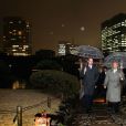  Le prince William a été invité à une cérémonie du thé avec le gouverneur de Tokyo Yoichi Masuzoe dans le parc Hama Rikyu, en visite officielle au Japon, le 26 février 2015 