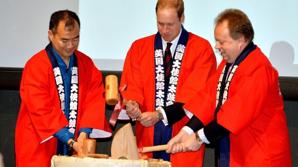 Prince William : Pluie, saké et thé, un premier voyage au Japon bien arrosé !
