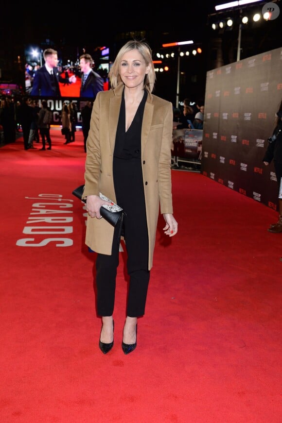 Jenni Falconer - Première de la saison 3 de la série "House of Cards" à Londres, le 26 février 2015.