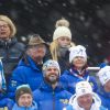 Prince Carl Philip de Suède - La famille royale suédoise et la famille royale norvégienne assistent aux championnats du monde de ski nordique à Falun en Suède, le 27 février 2015.