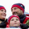 Mette-Marit de Norvège et prince Haakon - La famille royale suédoise et la famille royale norvégienne assistent aux championnats du monde de ski nordique à Falun en Suède, le 27 février 2015.