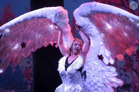 Exclusif - La chanteuse Britney Spears en concert à l'Axis Theater du Planet Hollywood à Las Vegas, le 15 février 2015.