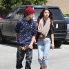 Justin Bieber et Selena Gomez à Los Angeles le 5 avril 2012