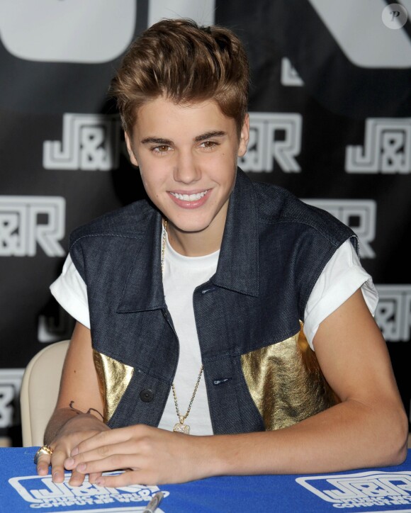 Justin Bieber pour la sortie de Believe, le 19 juin 2012 à New York