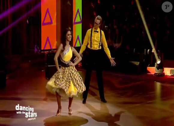 Leila Ben Khalifa dans Danse avec les stars au Liban. La jolie brune a tout donné sur un tango pour le premier numéro du programme diffusé le 1er mars 2015.