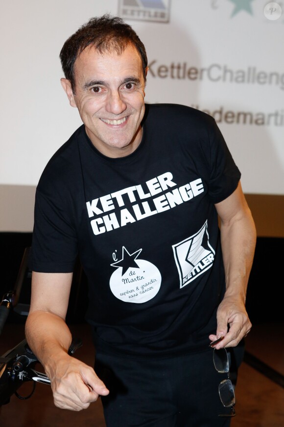 Exclusif - Thierry Beccaro - Kettler Challenge au profit de l'association "L'étoile de Martin" à l'hôtel Molitor à Paris, le 1er décembre 2014.