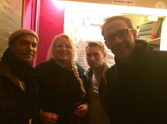 Pascal Legitimus, Loana, Fred et Julien Courbet le 27 janvier 2015.