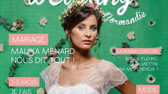 Malika Ménard : Divine mariée pour ''Wedding Normandie'' !
