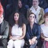 Mark Ronson, Solange Knowles, Noomi Rapace et Olga Kurylenko assistent au défilé H&M Studio automne-hiver 2015-2016 au Grand Palais. Paris, le 4 mars 2015.