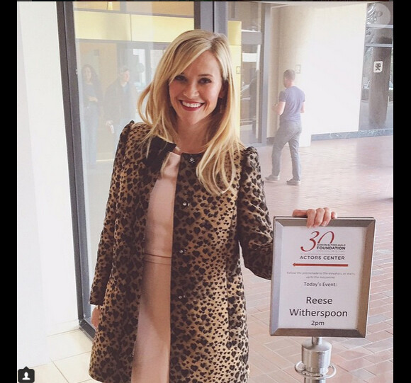 Reese Witherspoon a ajouté une photo à son compte Instagram, le 21 janvier 2015