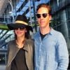 Benedict Cumberbatch and new wife Sophie Hunter showing off her baby bump, as they return to Heathrow airport in London, UK on March 7, 2015, from a honeymoon in Los Angeles. Photo by XPosure/ABACAPRESS.COM07/03/2015 - London
