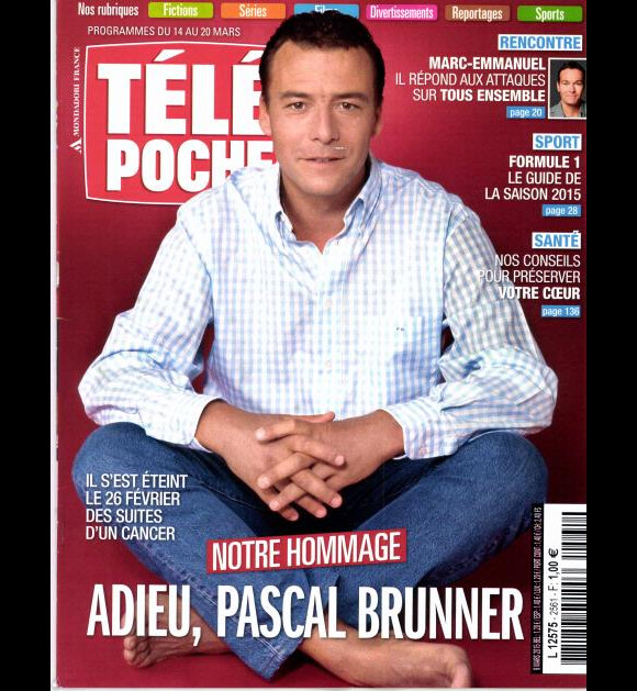 Magazine Télé Poche en kiosques le 2 mars 2015.