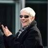 Annie Lennox lors de la marche "CARE International's Walk In Her Shoes" à Londres, le 8 mars 2015 à l'occasion de la Journée internationale des droits des Femmes.
