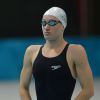 Camille Muffat lors du 400m nage libre à l'Aquatics Center de Londres, le 29 juillet 2012