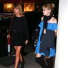 Exclusif - Taylor Swift et Jaime King, enceinte, passent une soirée entre filles à Beverly Hills, le 2 mars 2015.
