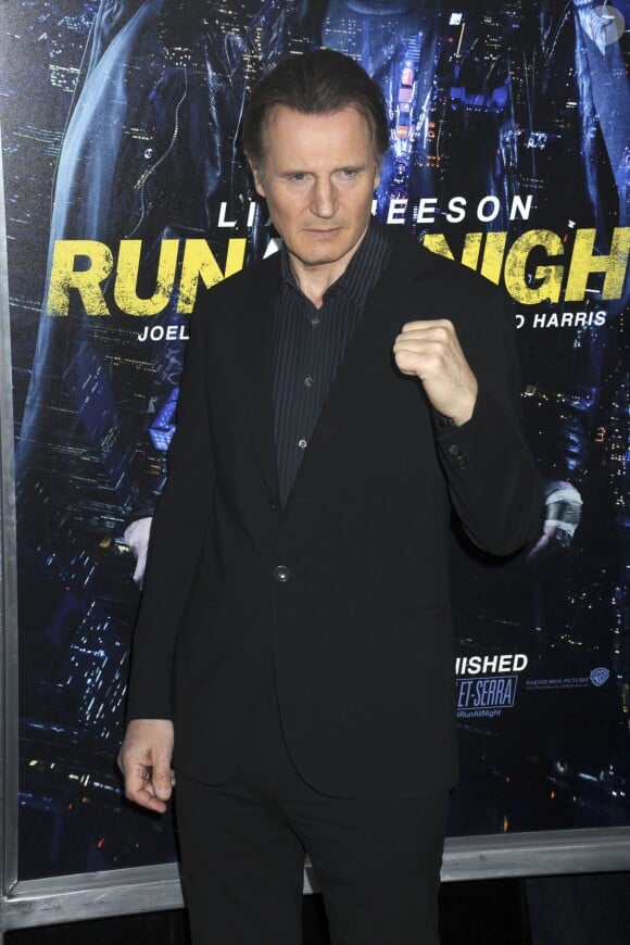 Liam Neeson - Avant-première du film "Night Run" à New York le 9 mars 2015 