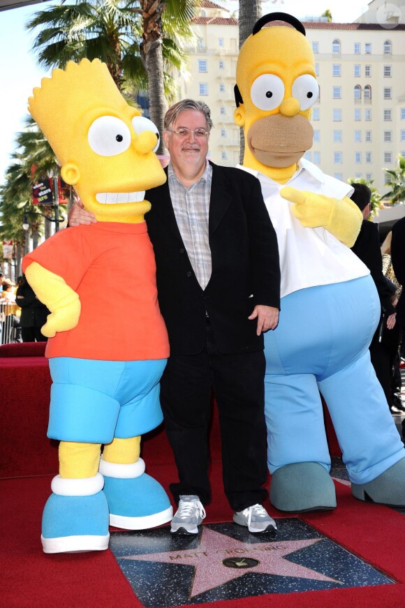 Matt Groening à Los Angeles, le 14 février.