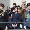 Le prince Harry, la duchesse Catherine de Cambridge, enceinte, et le prince William assistaient le 13 mars 2015 en la cathédrale St Paul de Londres à un service commémorant les 453 membres des forces armées britanniques morts lors des opérations en Afghanistan depuis 2001.