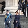 Le duc et la duchesse de Cambridge, enceinte, assistaient le 13 mars 2015 en la cathédrale St Paul de Londres à un service commémorant les 453 membres des forces armées britanniques morts lors des opérations en Afghanistan depuis 2001.