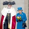 La reine Elizabeth II le 13 mars 2015 était en la cathédrale St Paul de Londres à un service commémorant les 453 membres des forces armées britanniques morts lors des opérations en Afghanistan depuis 2001.