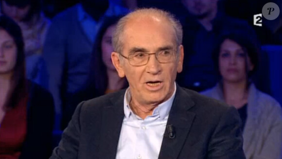 L'écrivain et journaliste François de Closets dans On n'est pas couché sur France 2, le samedi 14 mas 2015.