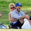 Britney Spears assiste au match de football de ses fils en compagnie de son petit ami Charlie Ebersol à Calabasas le 15 mars 2015.