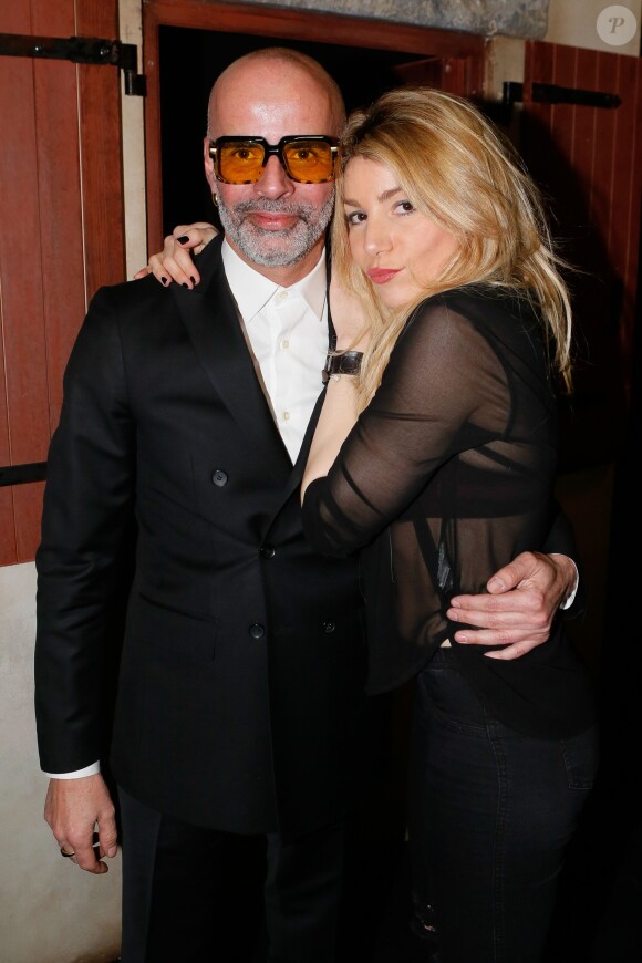 Exclusif - Gianni Lorenzon, Lola Marois Bigard - à la générale de la pièce de théâtre "La famille est dans le pré" au théâtre Edgar à Paris le 16 mars 2015. 
