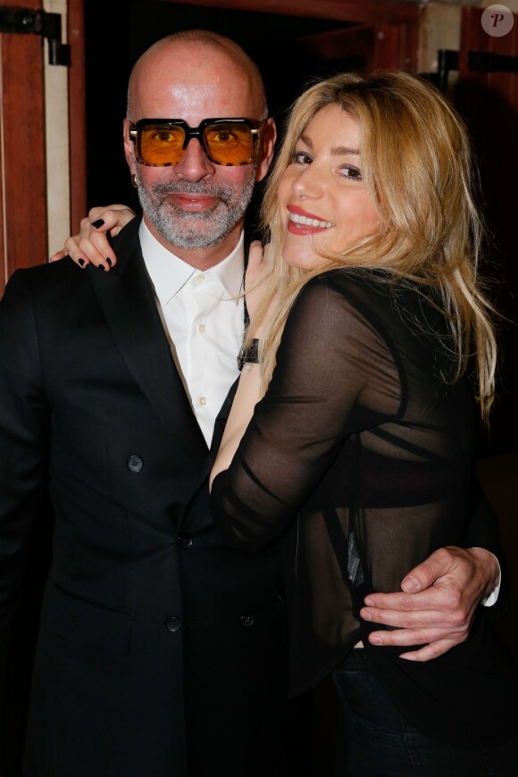 Exclusif - Gianni Lorenzon, Lola Marois Bigard - à la générale de la pièce de théâtre "La famille est dans le pré" au théâtre Edgar à Paris le 16 mars 2015. 