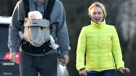 Hayden Panettiere et Wladimir Klitschko : Première sortie avec leur bébé Kaya