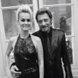 Laeticia et Johnny Hallyday au Bal de Soie Hermès au théâtre de l'Odéon à Paris, le 27 novembre 2014