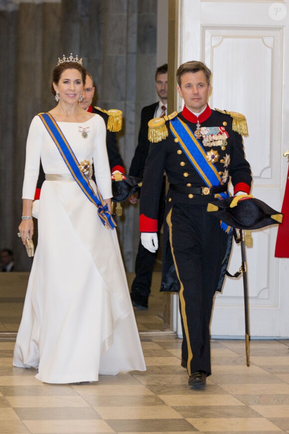 La reine Margrethe II de Danemark donnait le 17 mars 2015 au palais de Christiansborg un dîner en l'honneur de la visite officielle du roi Willem-Alexander et de la reine Maxima des Pays-Bas, auquel ont pris part le prince Frederik et la princesse Mary, le prince Joachim et la princesse Marie, ainsi que la princesse Benedikte et le prince Richard.