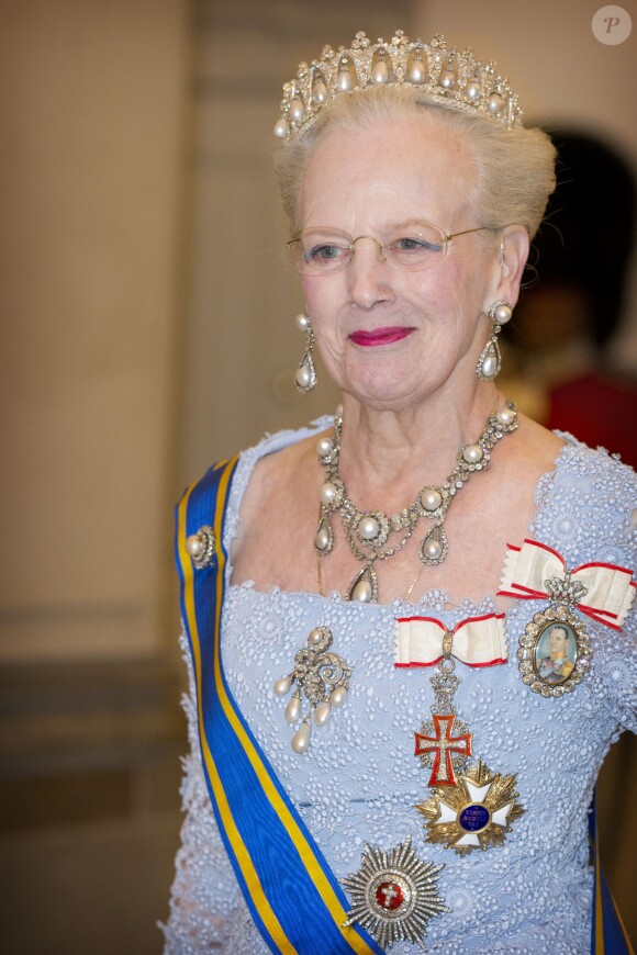 La reine Margrethe II de Danemark donnait le 17 mars 2015 au palais de Christiansborg un dîner en l'honneur de la visite officielle du roi Willem-Alexander et de la reine Maxima des Pays-Bas, auquel ont pris part le prince Frederik et la princesse Mary, le prince Joachim et la princesse Marie, ainsi que la princesse Benedikte et le prince Richard.