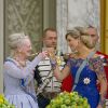 La reine Margrethe II de Danemark offrait le 17 mars 2015 au palais de Christiansborg un dîner en l'honneur de la visite officielle du roi Willem-Alexander et de la reine Maxima des Pays-Bas, auquel ont pris part le prince Frederik et la princesse Mary, le prince Joachim et la princesse Marie, ainsi que la princesse Benedikte et le prince Richard.