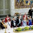 La reine Margrethe II de Danemark offrait le 17 mars 2015 au palais de Christiansborg un dîner en l'honneur de la visite officielle du roi Willem-Alexander et de la reine Maxima des Pays-Bas, auquel ont pris part le prince Frederik et la princesse Mary, le prince Joachim et la princesse Marie, ainsi que la princesse Benedikte et le prince Richard.