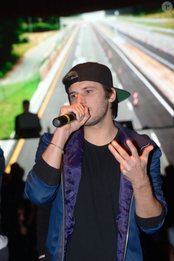  Le rappeur Orelsan en concert au VIP Room a Paris, le 27 novembre 2013.