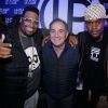 Big Ali, Patrick Lalanne et Black M lors des 20 ans de l'établissement La Plage-Le Club à Bordeaux, qui se tenait du 12 au 15 mars 2015