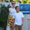 Exclusif - Reese Witherspoon et son ex-mari Ryan Phillippe se rendent à une réunion à l'école de leur fils Deacon à Brentwood, le 8 mars 2015. Ryan est arrivé peu de temps après sa compagne Paulina Slagter. 