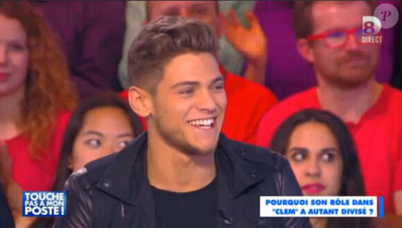 Rayane Bensetti, invité dans Touche pas à mon poste sur D8, le lundi 23 mars 2015.