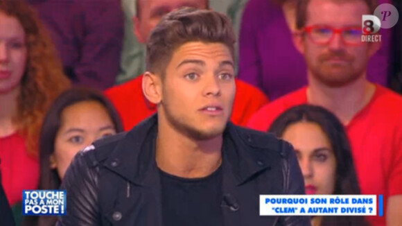 Rayane Bensetti, invité dans Touche pas à mon poste sur D8, le lundi 23 mars 2015.