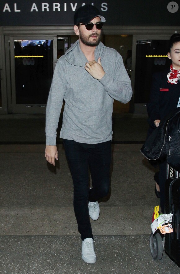 Scott Disick à l'aéroport de Los Angeles, le 7 mars 2015.