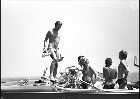 Helmut Berger sur la Côte d'Azur en 1976